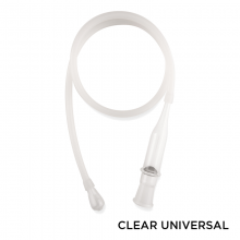 19MM GROUND GLASS HF WHIP/WAND - CLEAR UNIVERSAL